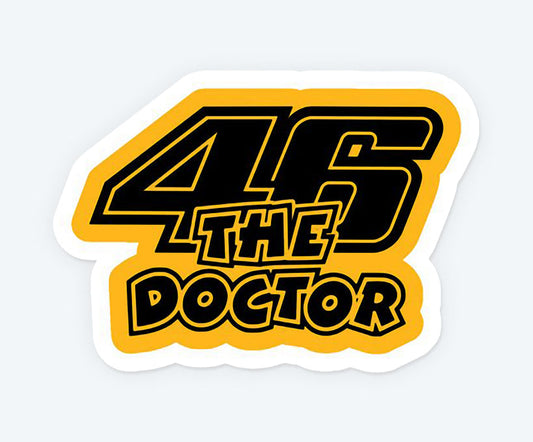 46 Rossi Logo Magnetic Sticker