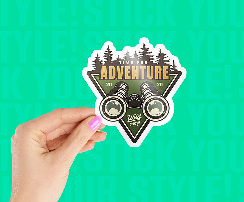 Time For Adventure Sticker