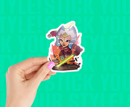 Ahsoka Tano Star Wars Sticker