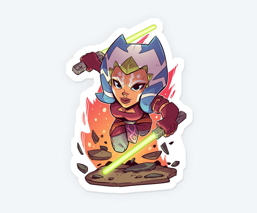 Ahsoka Tano Star Wars Magnetic Sticker