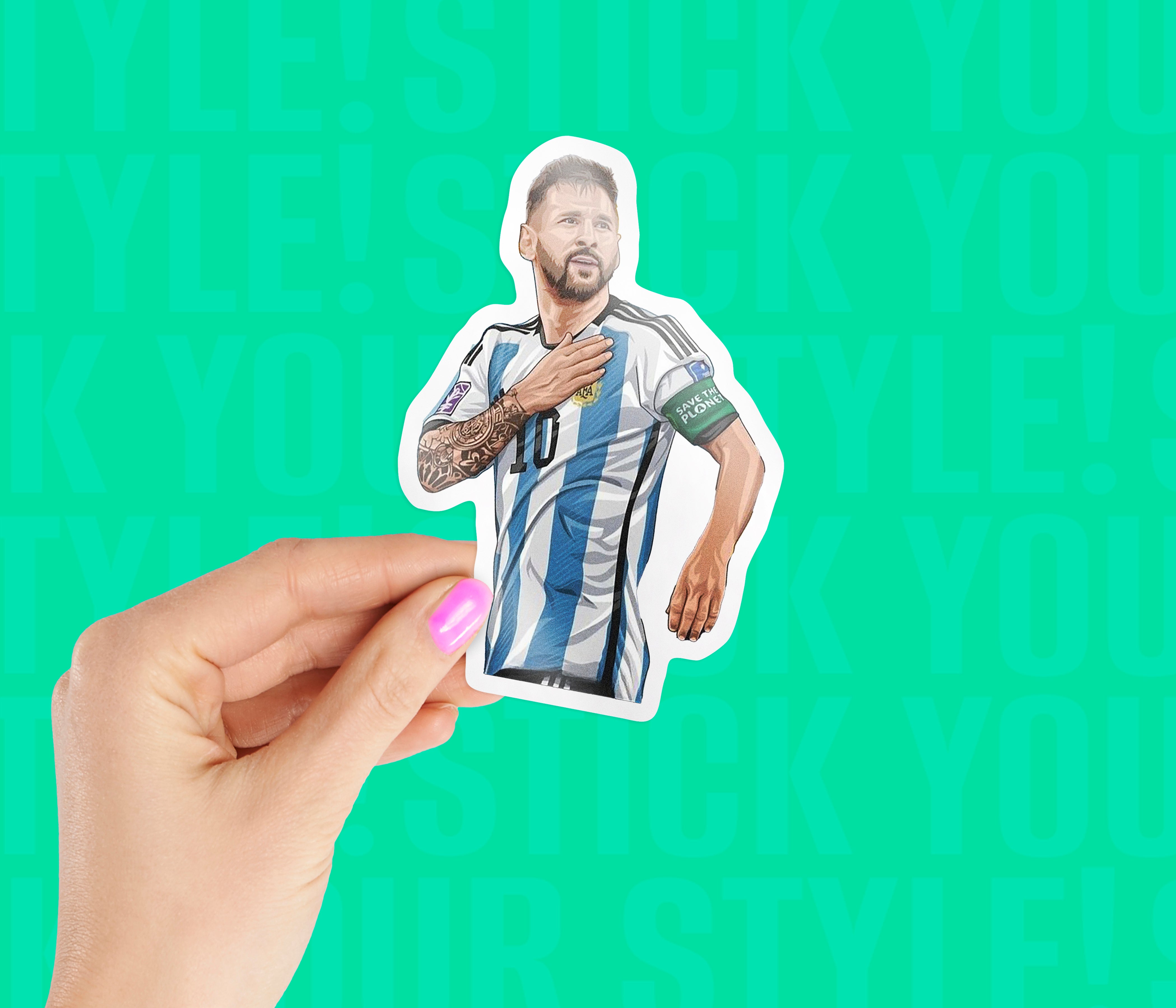 Argentina Lionel Messi Sticker – Stickkar.in