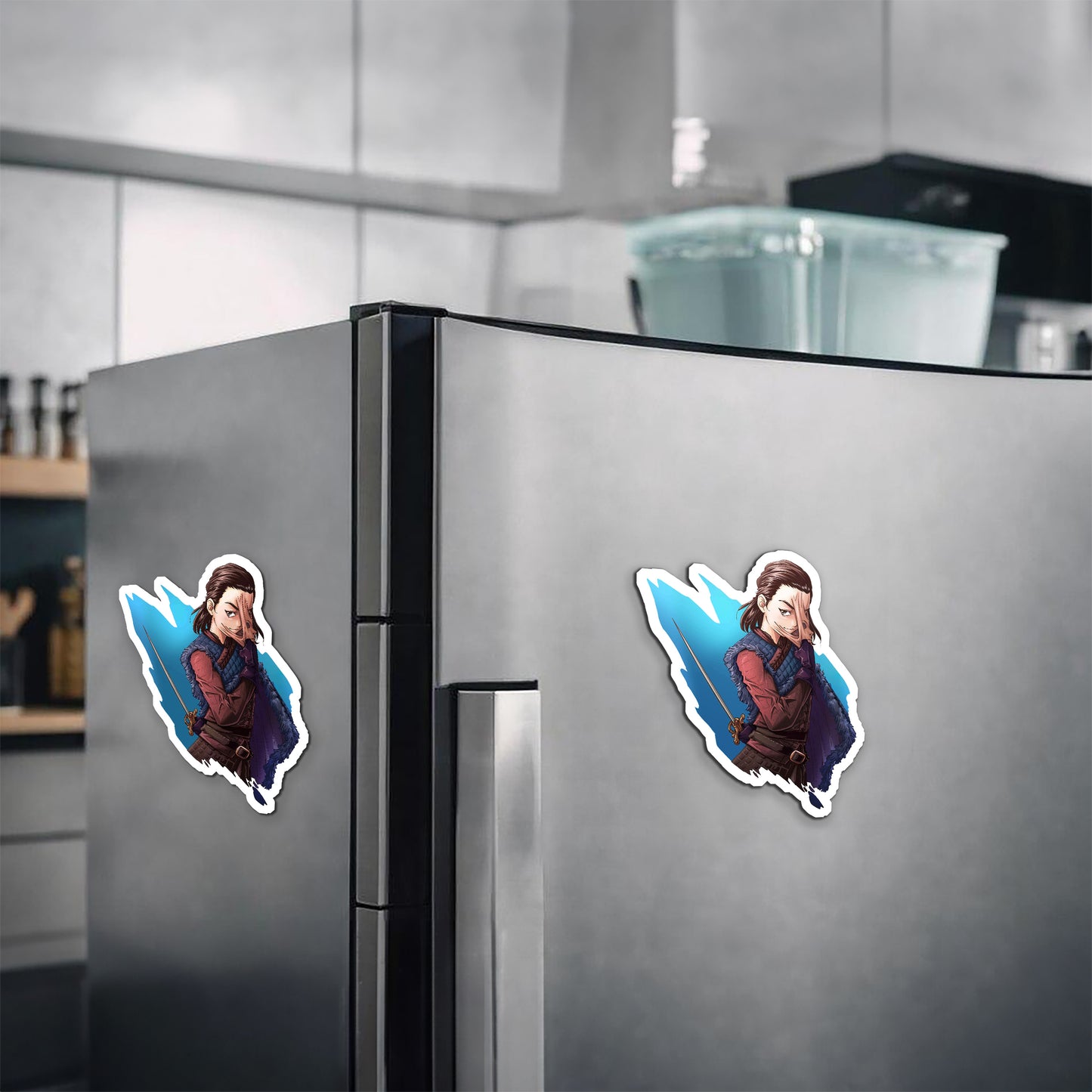 Arya Stark No One Magnetic Sticker
