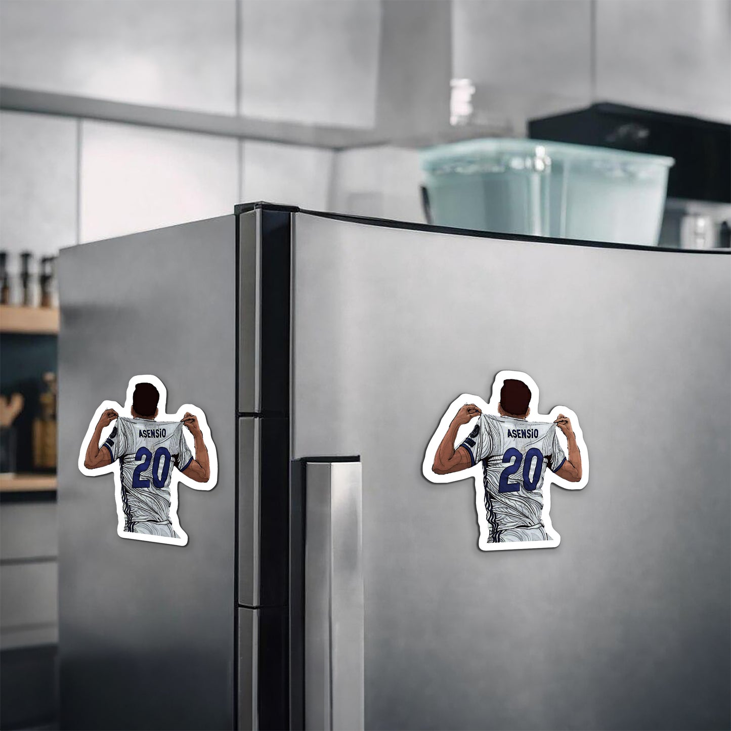 Asensio Real Madrid Magnetic Sticker