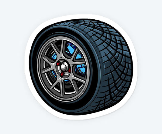 Automotive Car Tire Magnetic Sticker