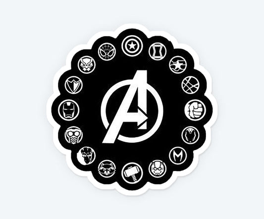 Avengers Assemble logo Magnetic Sticker