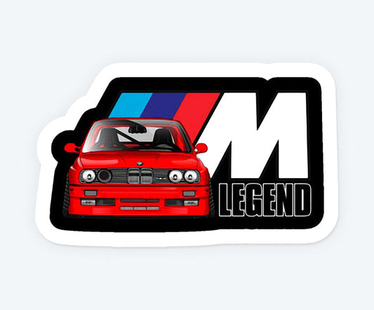 BMW E30 M3 Magnetic Sticker