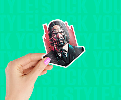 Baba Yaga - John wick Magnetic Sticker