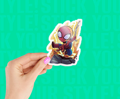 Chibi Spiderman Sticker