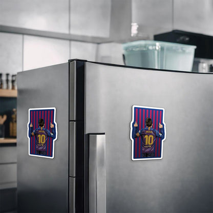 Barca Messi Signature Magnetic Sticker