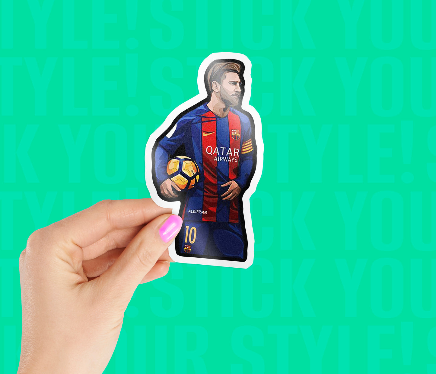 Barca Messi Sticker