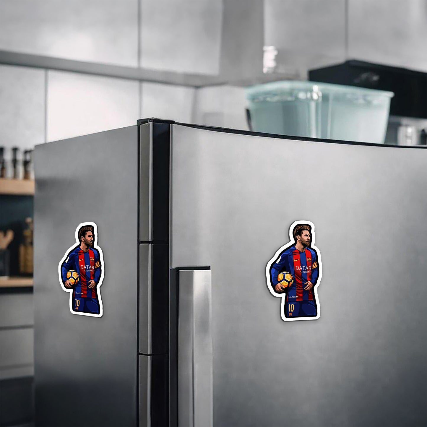 Barca Messi Magnetic Sticker