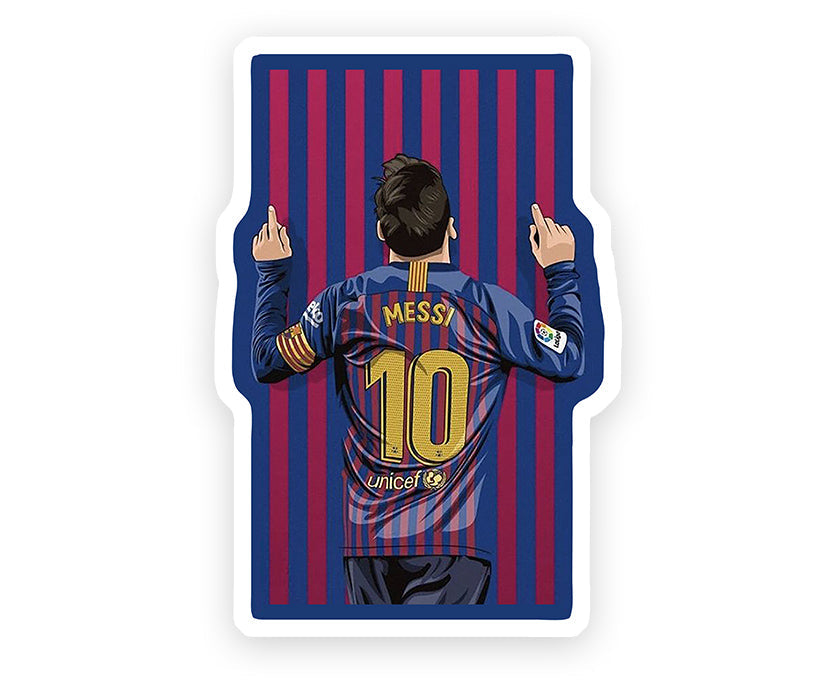 Barca Messi Signature Magnetic Sticker – Stickkar.in