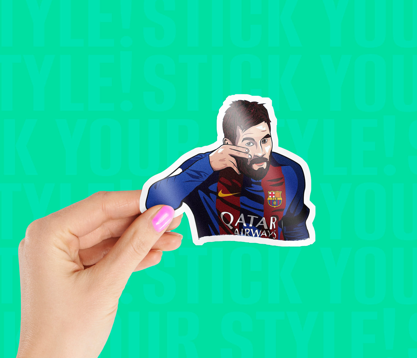 Barcelona Messi Celebration