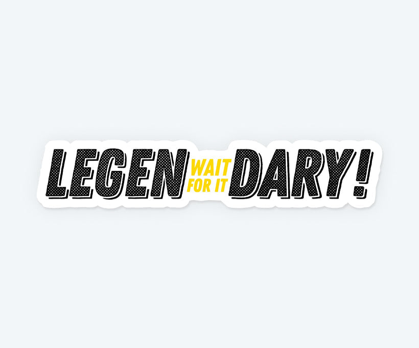 Barney Stinson Legendary Magnetic Sticker