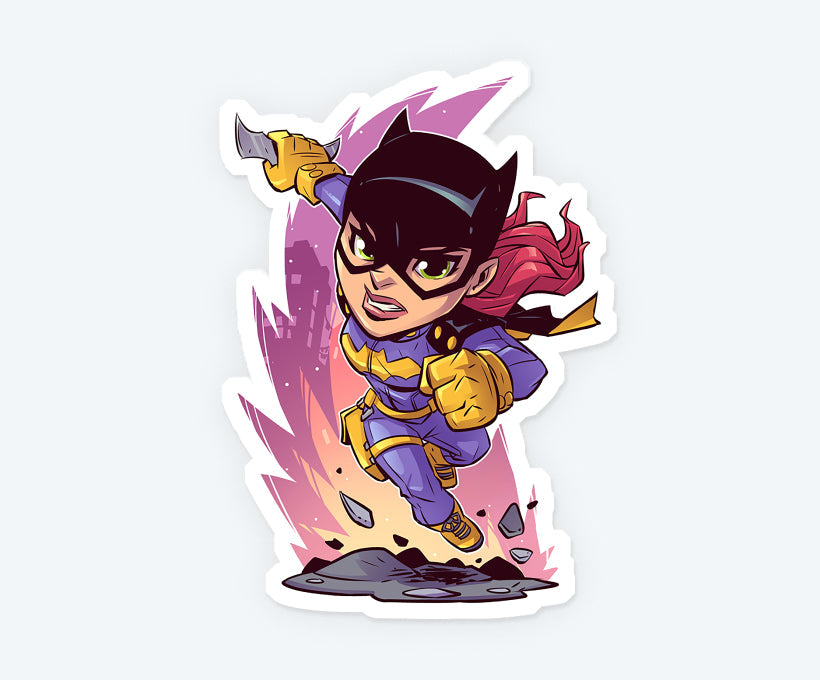 Batgirl DC Magnetic Sticker – Stickkar.in