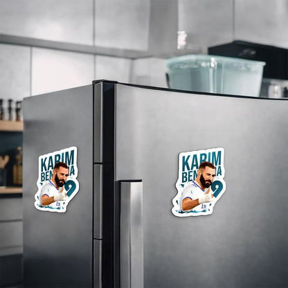 Benzema Real Madrid Magnetic Sticker
