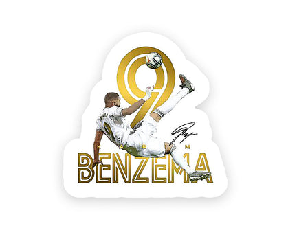 Benzema Goal Kick Magnetic Sticker