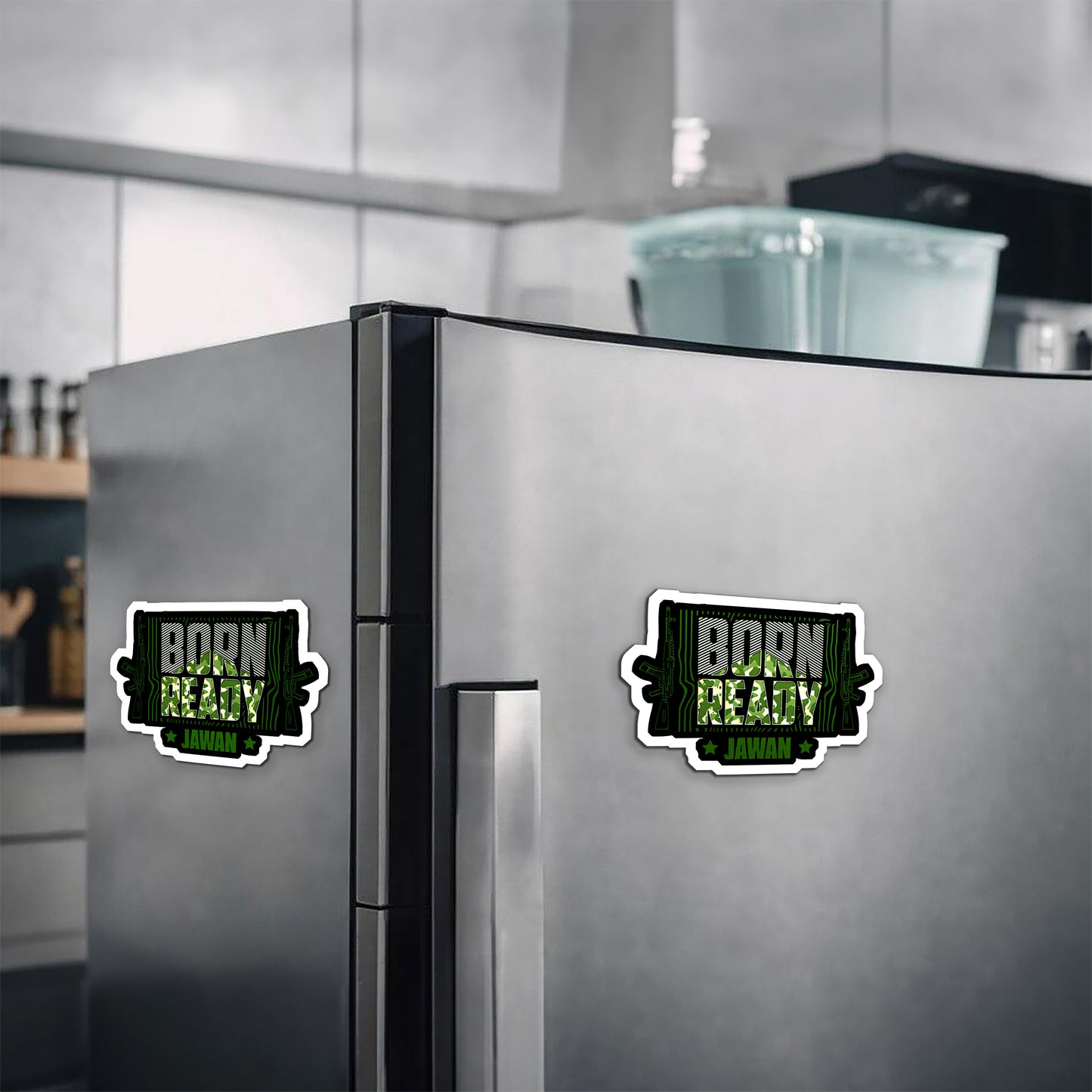 Born Ready Jawan Magnetic Sticker