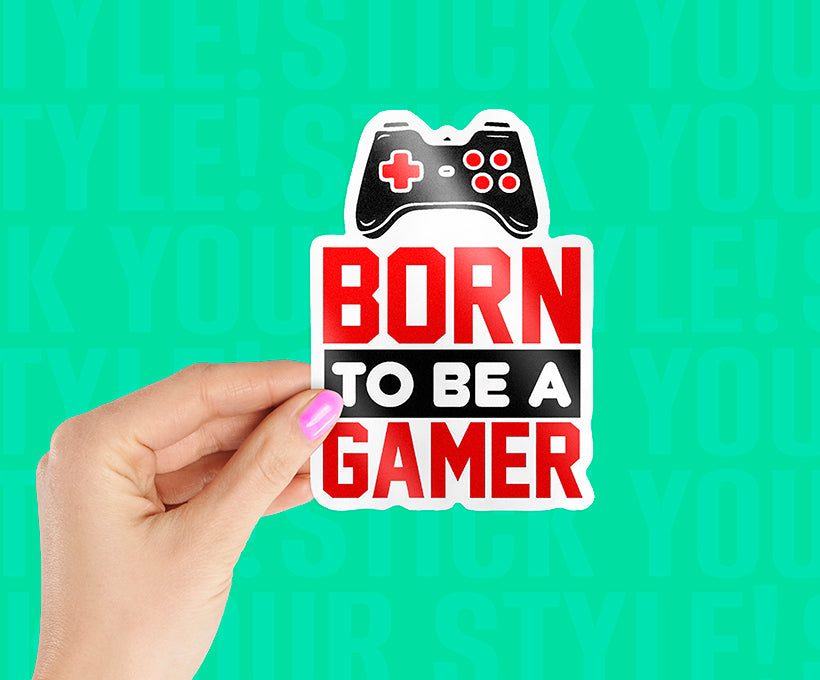 Born to Play Games Magnetic Sticker