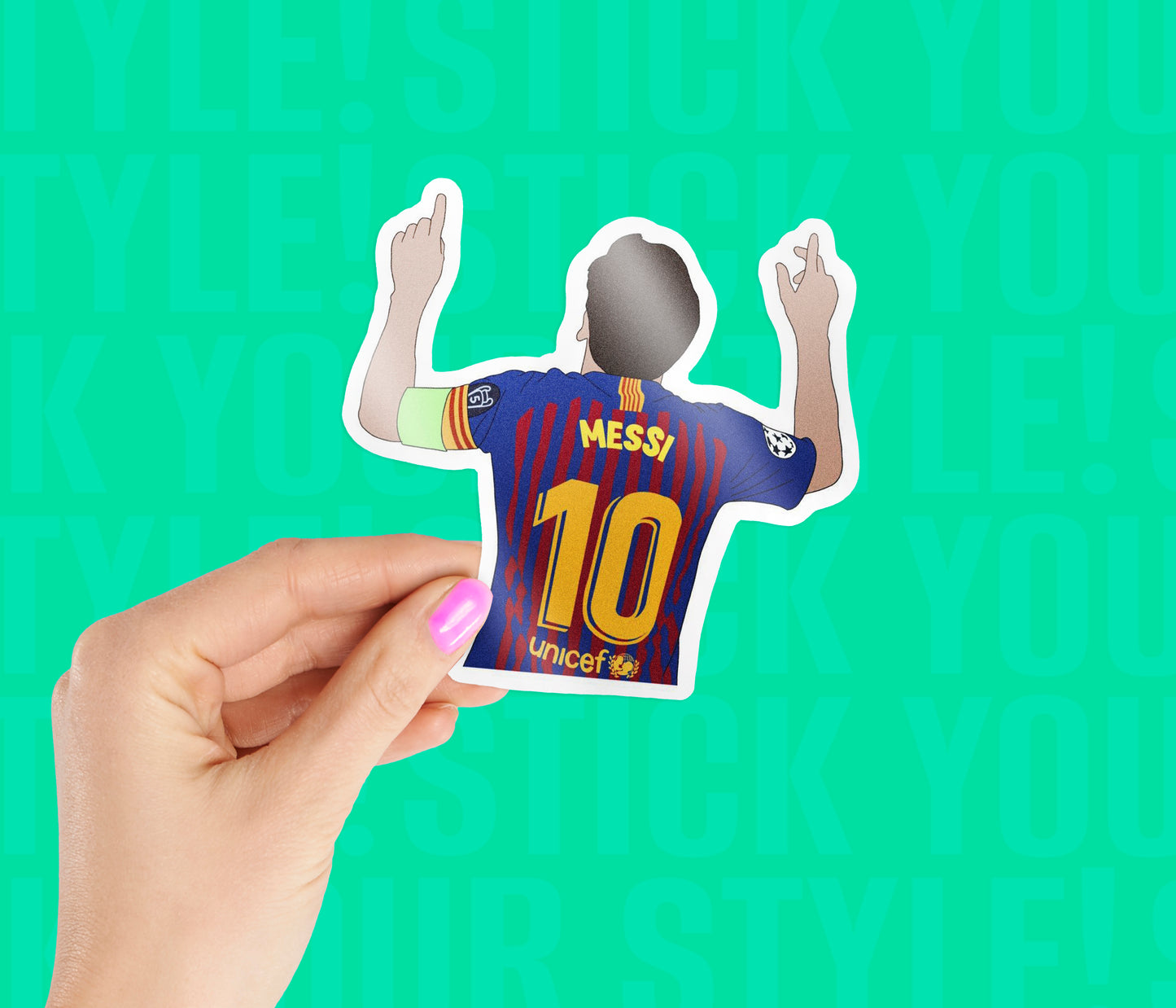 Braca Messi Sigature Sticker
