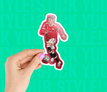 CR7 Dribbling Ball Sticker