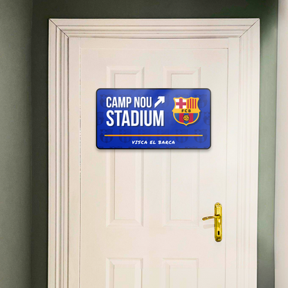 Camp Nou Stadium - FC Barcelona Door Sign