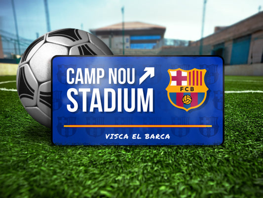 Camp Nou Stadium - FC Barcelona Door Sign