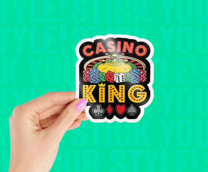 Casino King Magnetic Sticker