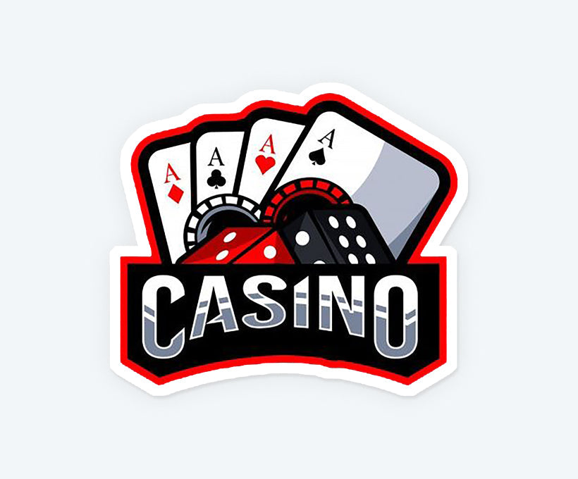 Casino Logo Magnetic Sticker