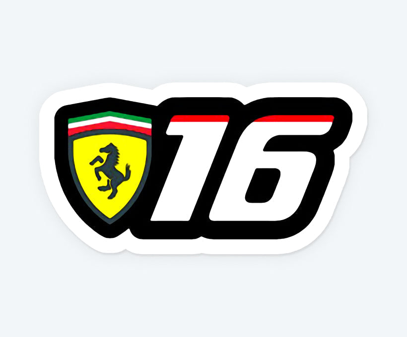 Charles Leclerc F1 Magnetic Sticker