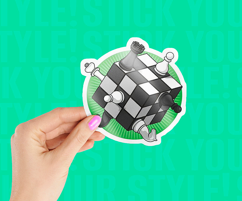 Chess Rubix Cube Sticker