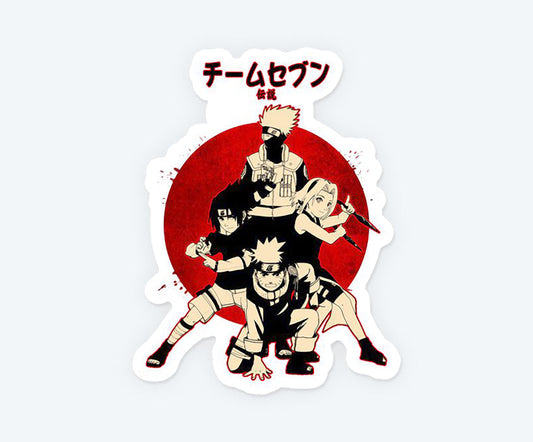 Naruto Team Magnetic Sticker