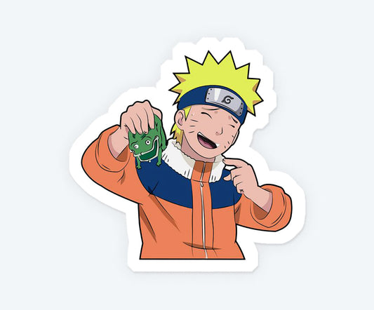 Naruto Uzumaki Purse Magnetic Sticker