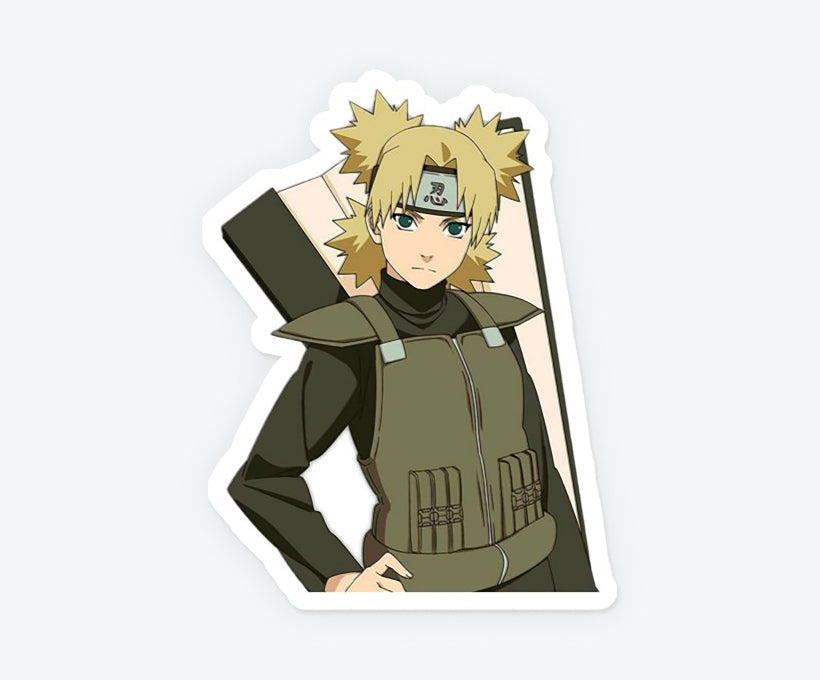 Temari Naruto Magnetic Sticker