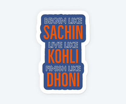 Cricket Quote Magnetic Sticker