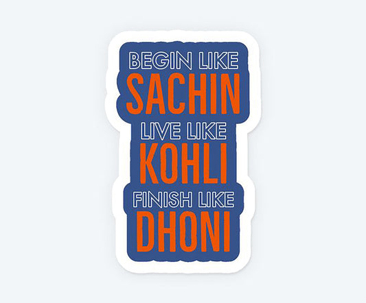 Cricket Quote Magnetic Sticker