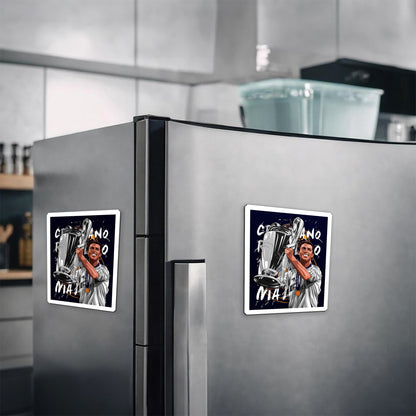 Cristiano Ronaldo Champion Poster Magnetic Sticker