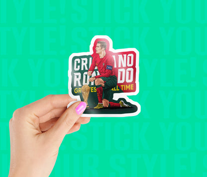 Cristiano Ronaldo GOAT Sticker