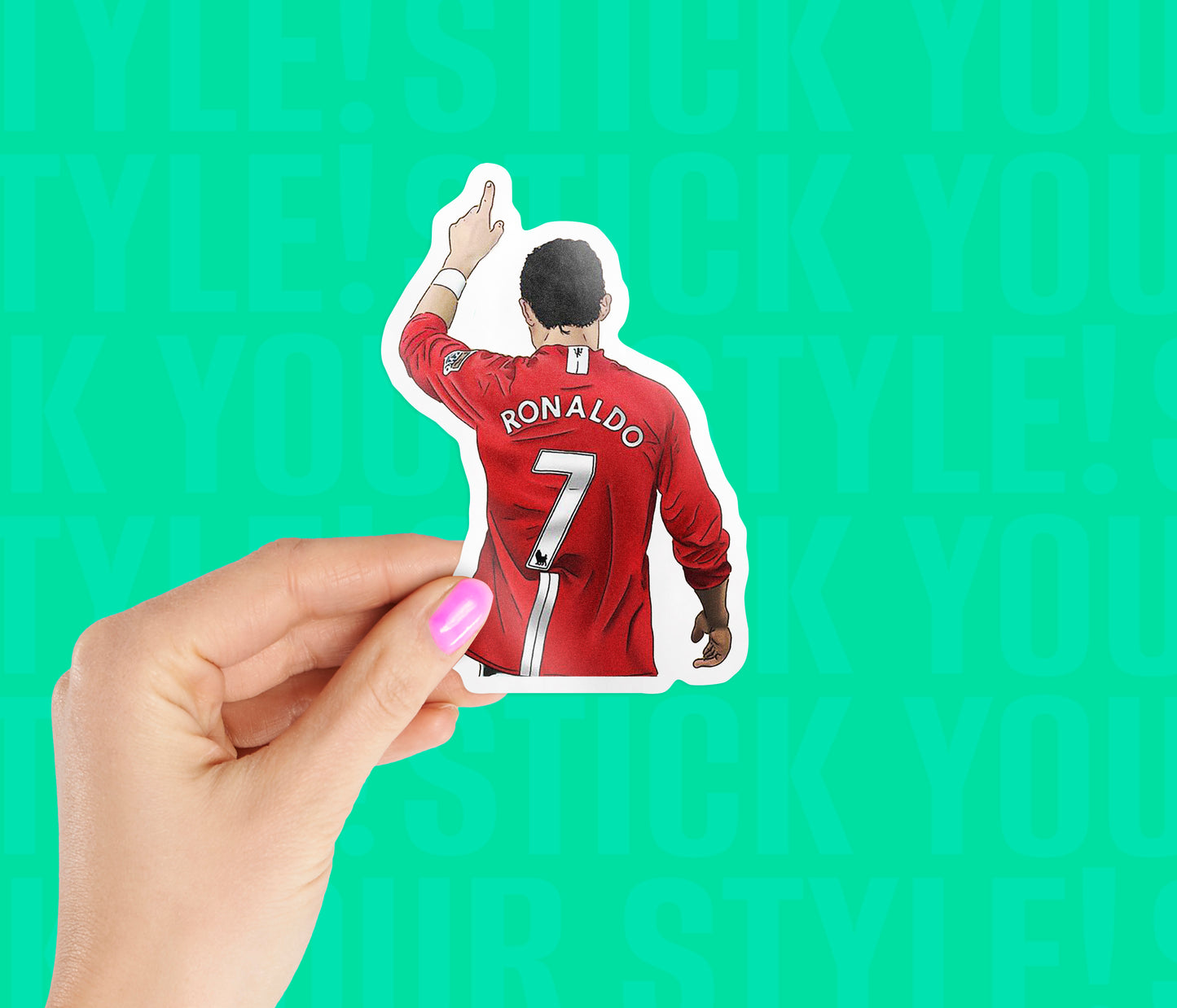 Cristiano Ronaldo MUFC Sticker