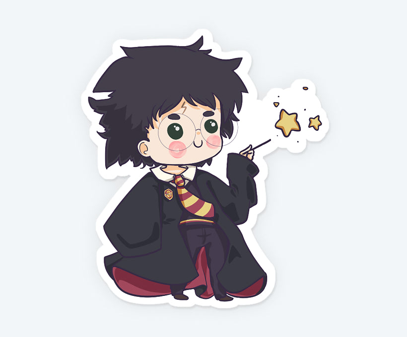 Cute Harry Potter Chibi Magnetic Sticker