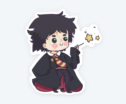 Cute Harry Potter Chibi Magnetic Sticker