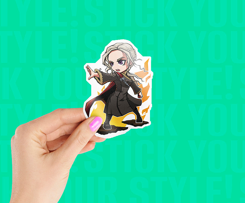 Daenerys Targaryen Dracarys Magnetic Sticker