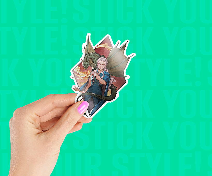 Daenerys & Rhaegal Sticker