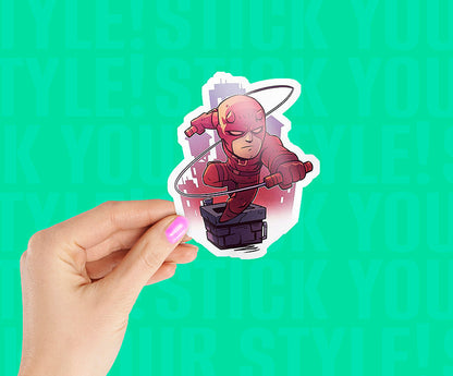 Daredevil Superhero Magnetic Sticker