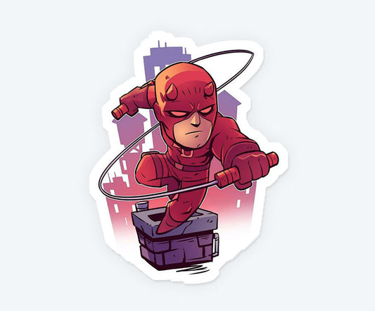 Daredevil Superhero Magnetic Sticker