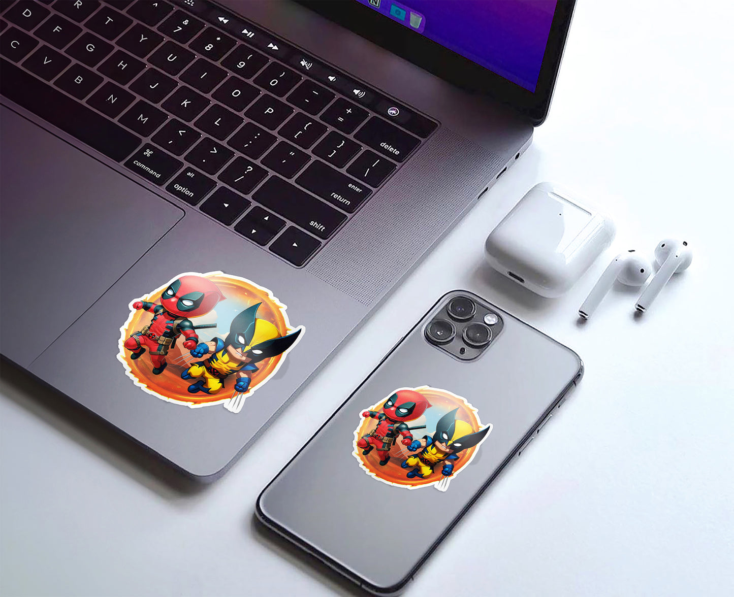 Deadpool And Wolverine MCU Portal Sticker