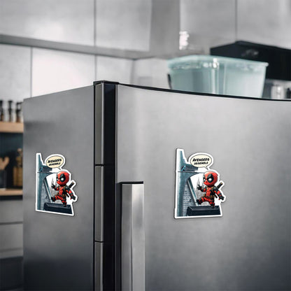 Deadpool Avengers Assemble Magnetic Sticker