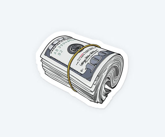 Dollar Bundle Magnetic Sticker