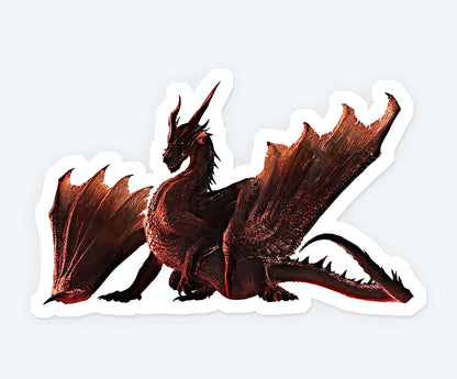 Dracarys Dragon Magnetic Sticker
