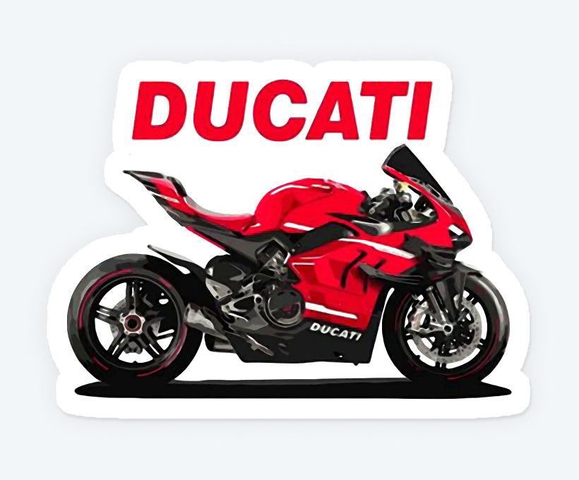 Ducati Superleggera Magnetic Sticker